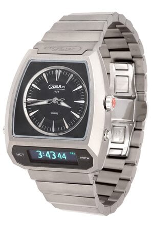 Часы наручные Слава "Погоня" кварцевые электронно-механические 9002737/100-GL32