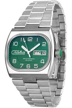 Часы наручные Слава "TV" механические с автоподзаводом 9045563/100-2427