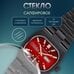 Часы наручные Слава "TV" механические с автоподзаводом серийные 3044707/100-8205