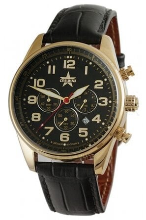 Часы наручные Спецназ "Профессионал" кварцевые с хронографом С9379335-OS20