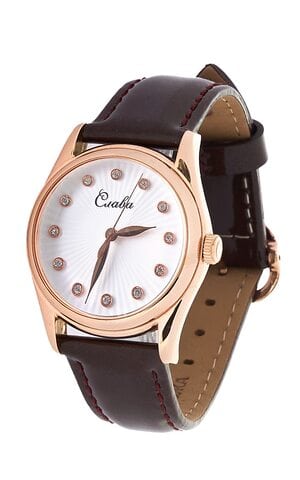 Часы наручные Слава "СЕНАТ" кварцевые 2503547/300-2035