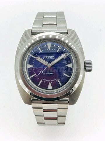 Vostok Watch Amphibian Classic 170549B solid links bracelet